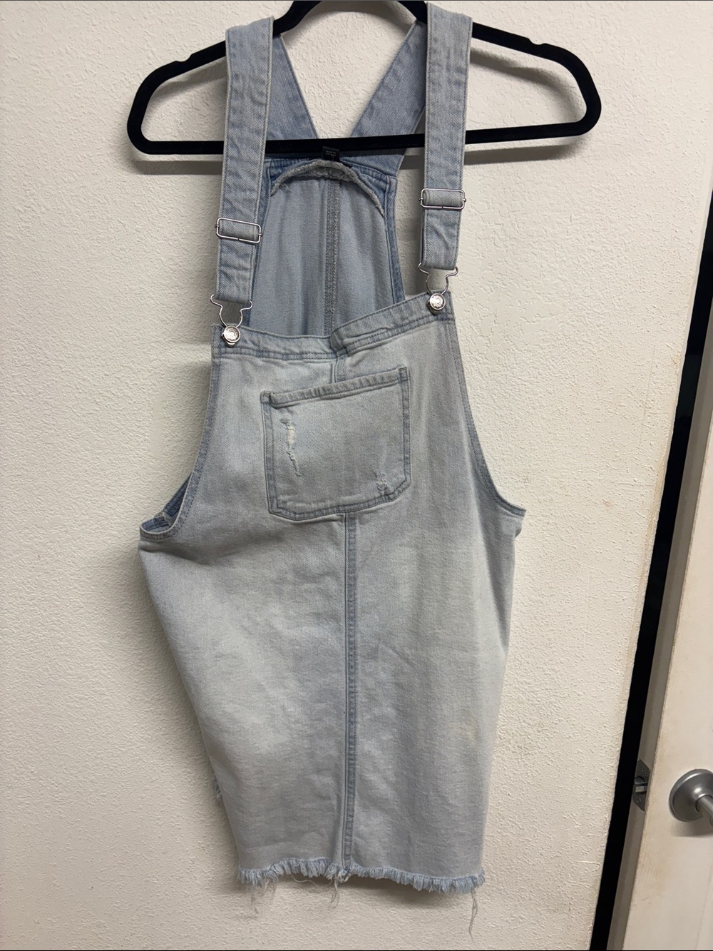 wild fable Light Wash Denim Overall Skirt